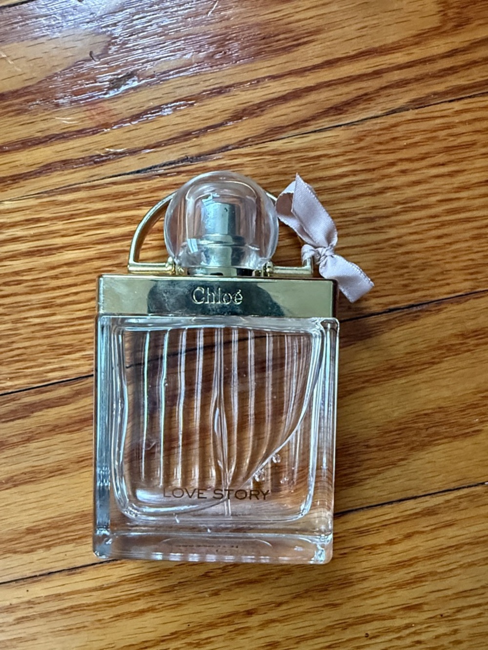 Chloé Love Story Eau de Parfum Bottle - Clear & Gold